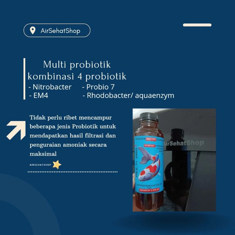 Probiotik Kolam Koi EM4 Nitrobac Probio7 Aquaenzyms