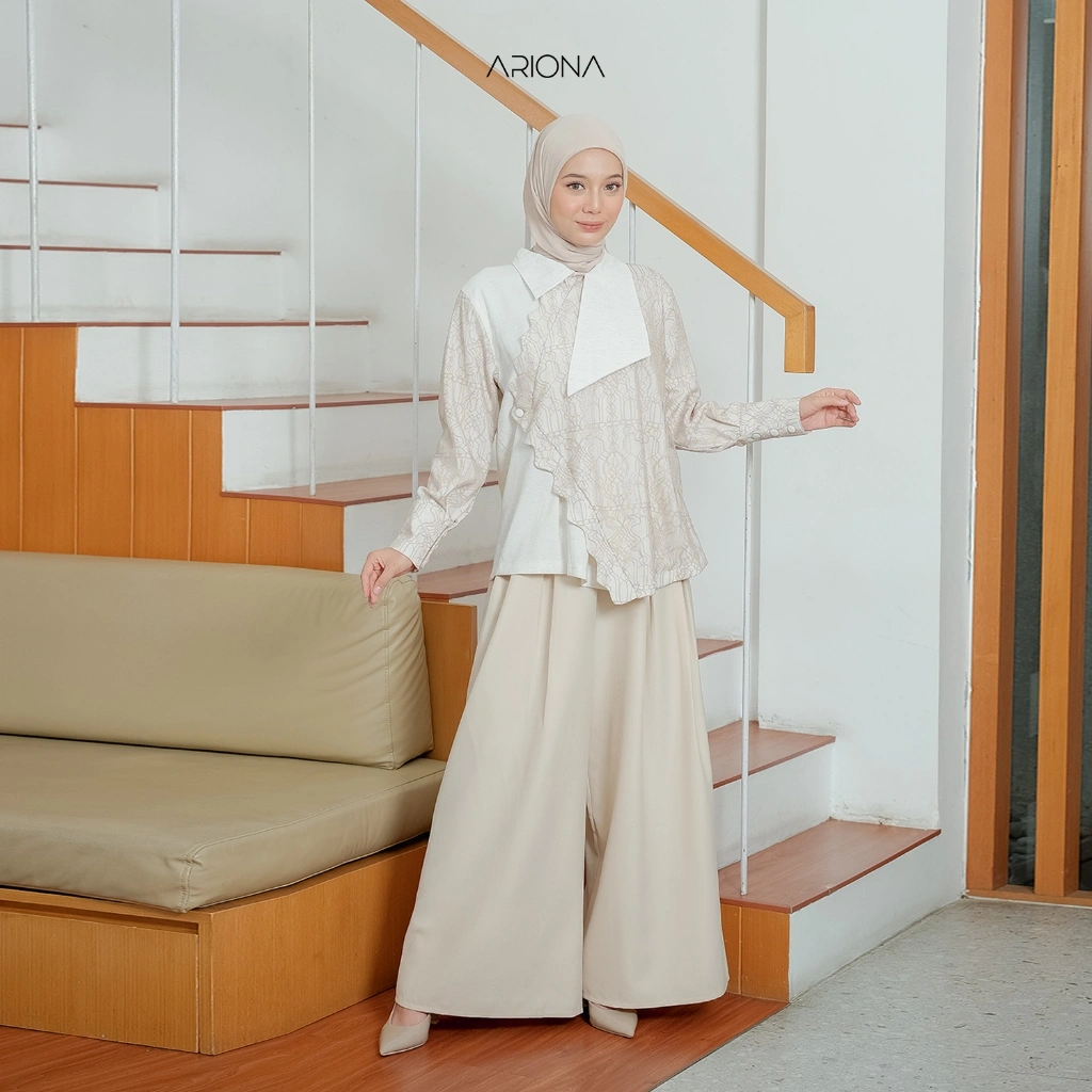 Ariona - Kemeja Lace Wanita Damara Top