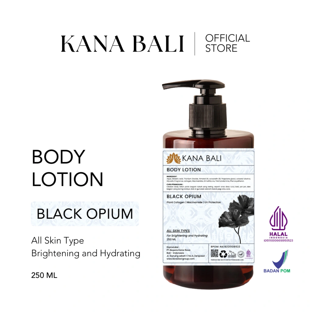 Kana Bali Brightening Body Lotion Black Opium
