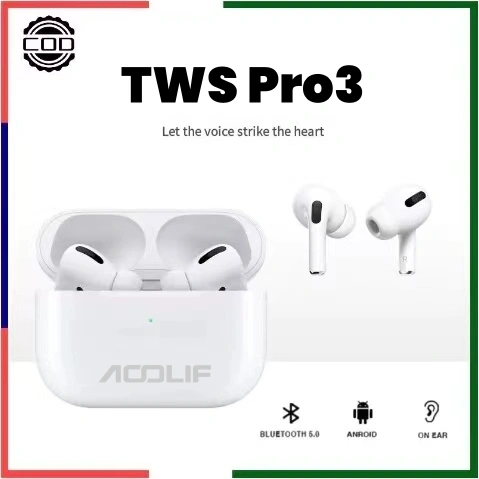 TWS Bluetooth Headset  gen 2 full bass 9D HiFi Stereo Sound Earbuds tws Pro 3 Wireless Earphone Headphone Panggilan HD android henset bluetooth pengurangan kebisingan cerdas