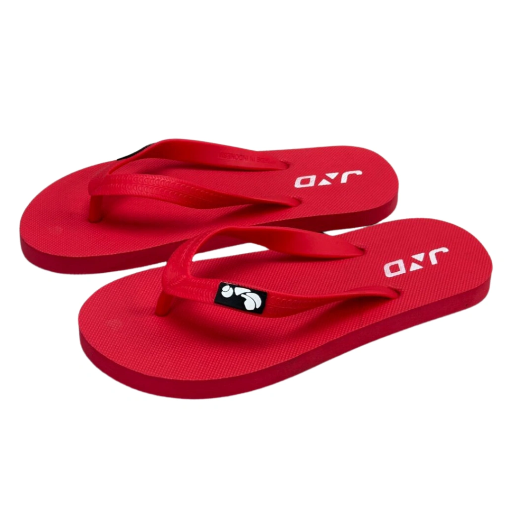 JND® - Sandal Jepit Hawaii Anak dan Dewasa Full Merah - JSWF