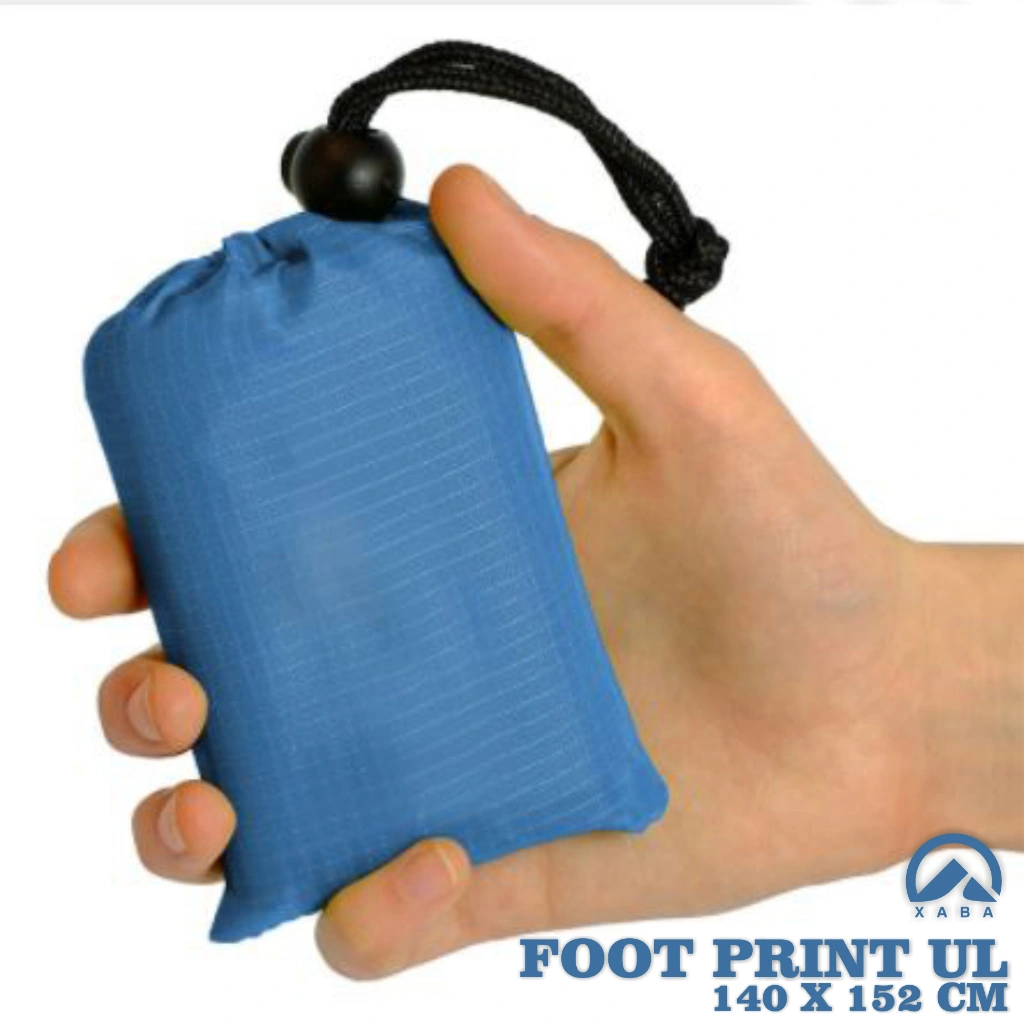 Foot Print Tenda - Tikar Lipat Matras Camping Piknik 140 x 152cm - Material Nylon Waterproof