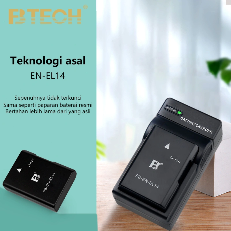 FB Charger EN EL14 kamera digital baterai Charger Untuk kamera nikon D5300 D3200 D3300 D3400 D3100 D5600 D5100 D5200 D5300 P7000 P7100 7800