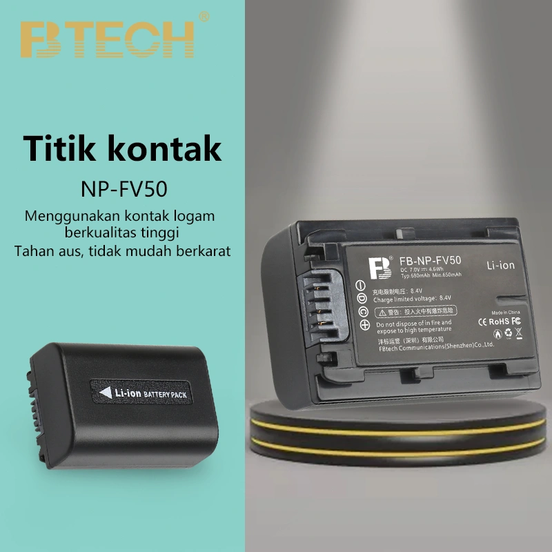 FB Charger Baterai NP-FV50 for Sony NP-FV50 NP-FV70 NP-FV100 NP-FH50 NP-FH100 Kamera Battery