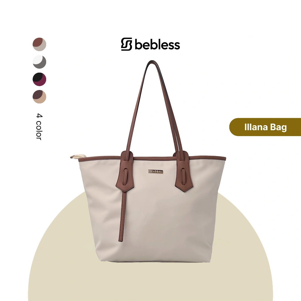BEBLESS ILANA Tas Wanita Tas Tote Bag Hand Bag Totebag Cantik Timeless Kuliah Tas komuter Mahasiswi