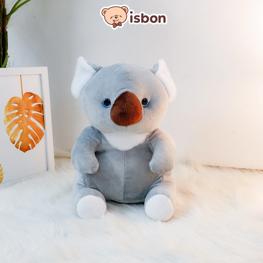 ISTANA BONEKA KOALA GREY Warna Abu-abu Halus Lucu Mainan Anak Cowok Cewek Hadiah Spesial Premium Non Alergi