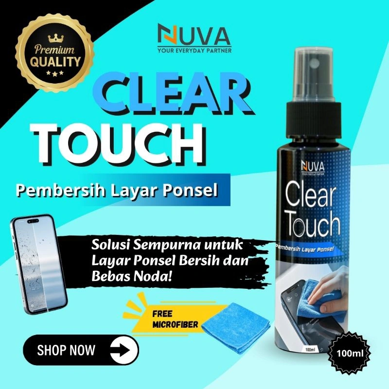 NUVA - CLEAR TOUCH Pembersih Layar Handphone Pembersih HP