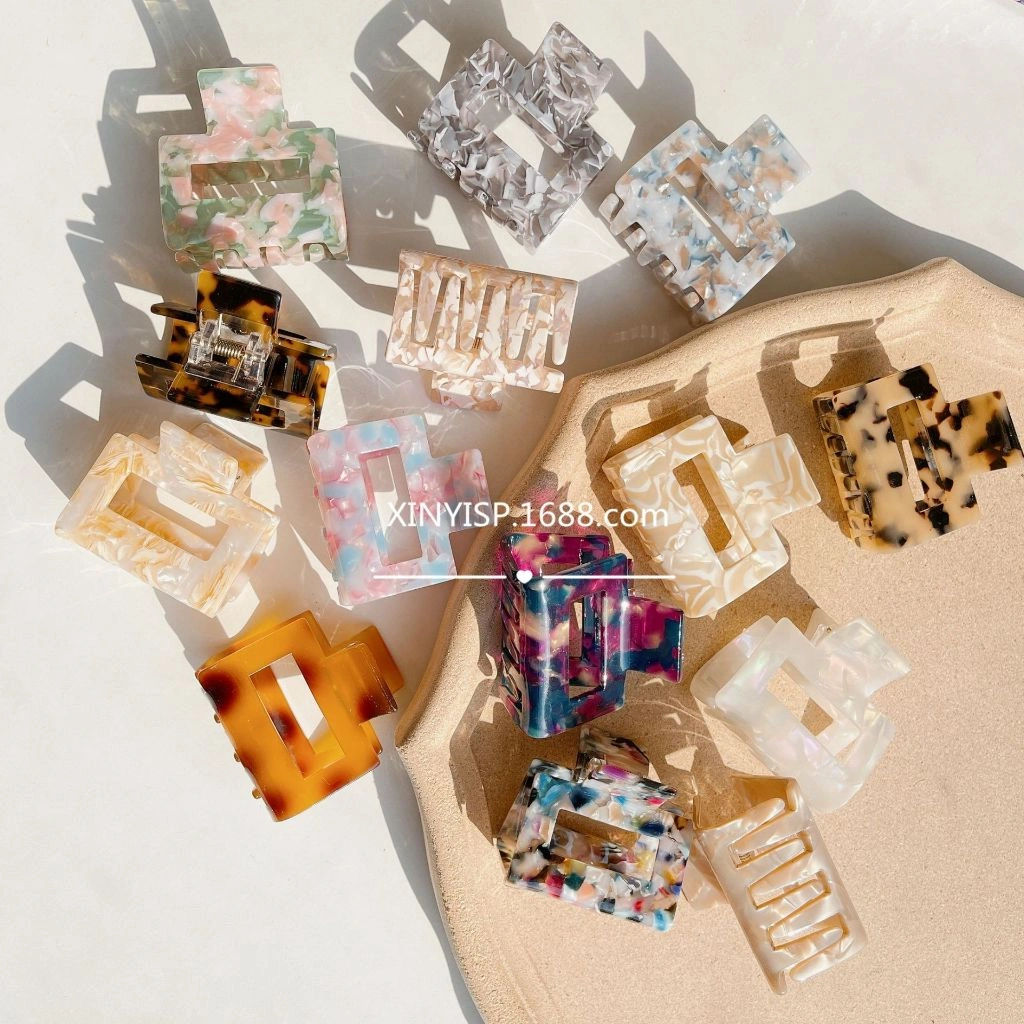 [CUCI GUDANG] 5CM NEW JEPIT JEPITAN KOTAK PERSEGI JEDAI CEPOL HAIRCLIP MINI MEDIUM KLIP MOTIF MARBEL MARBLE LEOPARD RAMBUT KOREA WANITA KOREAN WOMEN SQUARE RECTANGLE JAW HAIR PIN ACCESSORIES CLUTCHER CLAW CLIP CLIPS ACRYLIC MARBLE PATTERN THICK COLOR SMAL