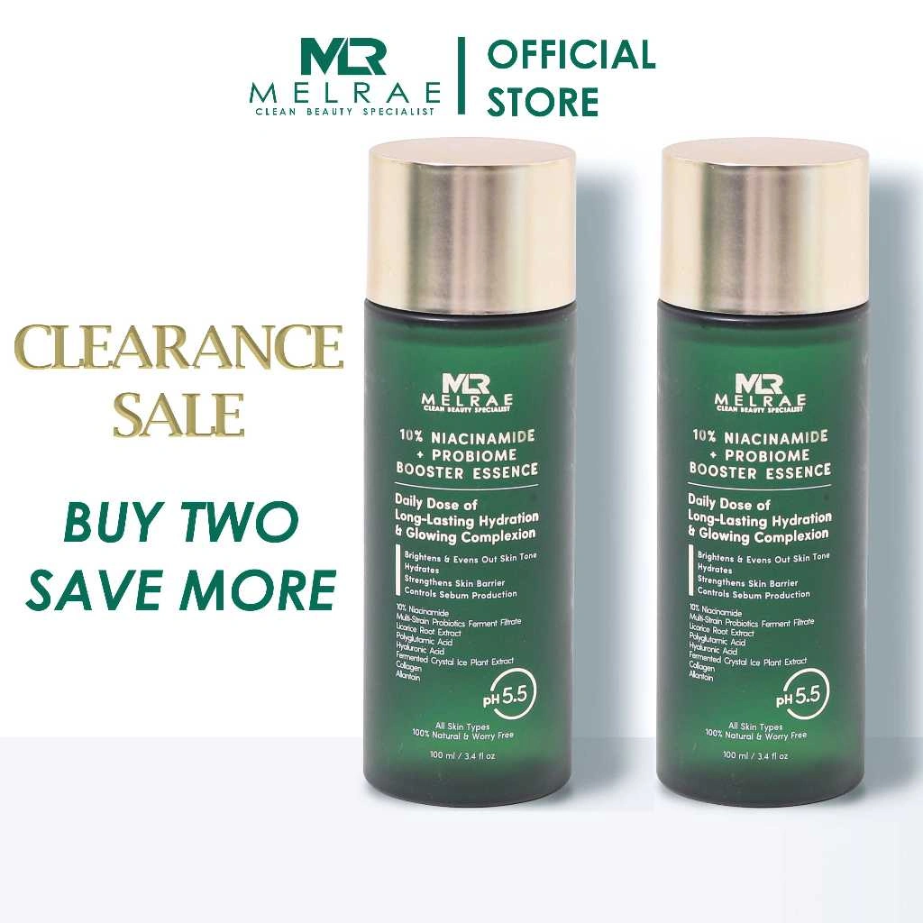 (BUNDLE) 2 Pcs Melrae 10% Niacinamide + Probiome Booster Essence - Serum