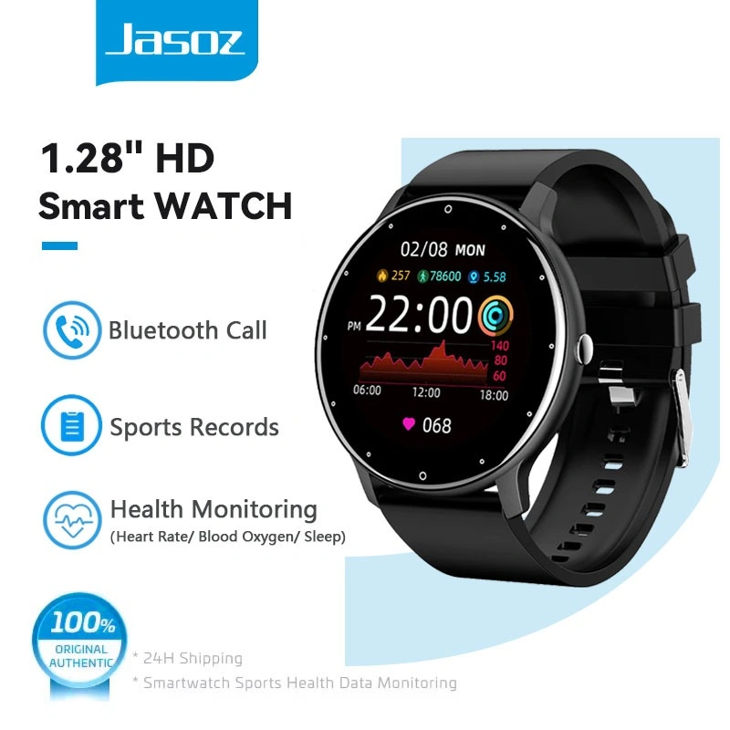 【Ready Stock】Jasoz ZL02D GTR Smart Watch Bluetooth Call Sport Modes 1.28-Inch HD Touch Screen Wallpaper Kustom Jam Tangan Pria Wanita Heart Rate Blood Oxygen Smartwatch