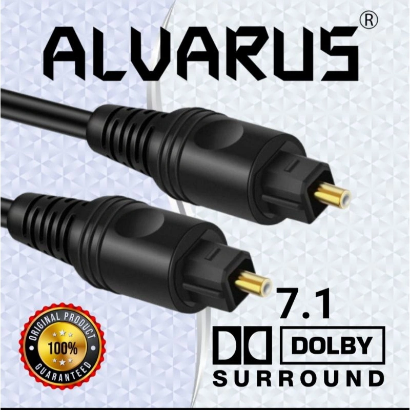 ALVARUS Kabel Audio Toslink Optical Fiber Optic High Quality Kabel Digital Audio Toslink Digital Audio Cable kabel audio SPDIF