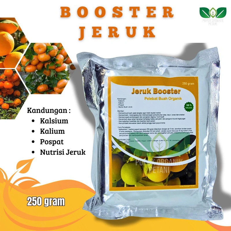 Pupuk Booster Organik Pelebat Jeruk,lemon,Pupuk perangsang buah jeruk agar cepat berbuah lebat