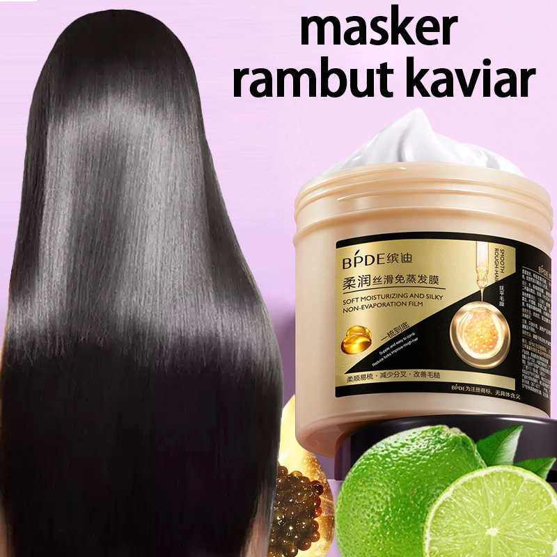 Masker Rambut Asam Sitrat dengan Telur Ikan 500g Memperbaiki Rambut Kasar Memperbaiki Rambut