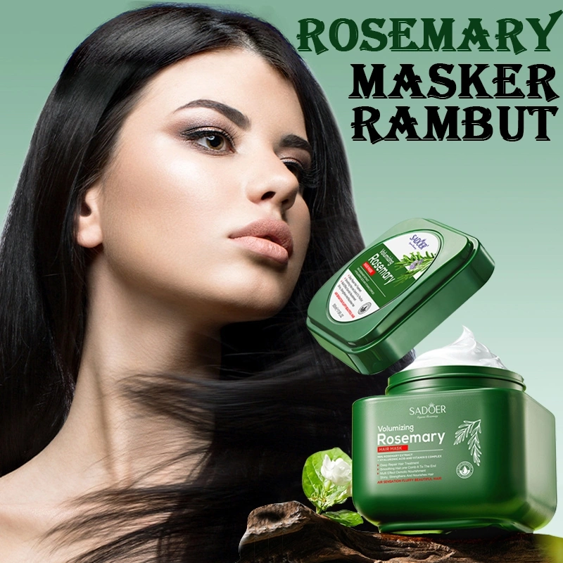 Rosemary Hair Mask 500ml Perawatan Rambut Alami untuk Rambut Berkilau dan Lembut