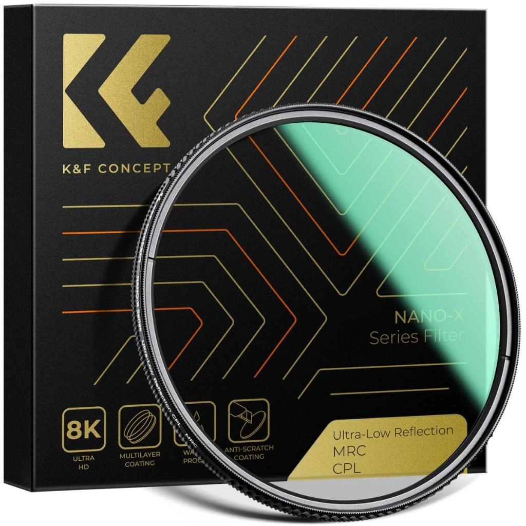 K&F Concept Filter Nano X CPL Ultra Low Reflection (0.1%) - Filter Camera - Camera Accessories