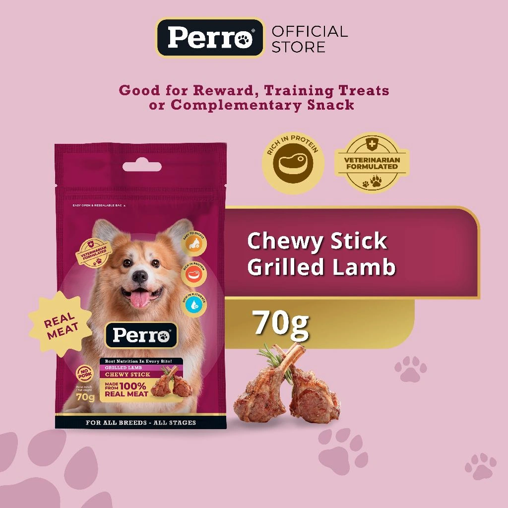 Perro Chewy Stick Grilled Lamb 70gr