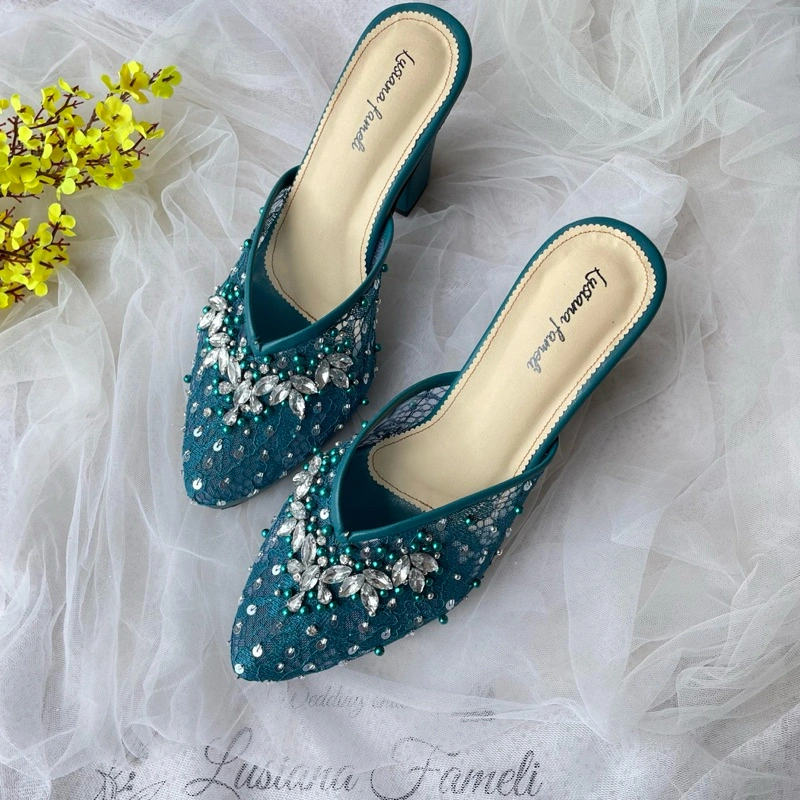 Harumi I Sepatu pesta heels pengantin model platfoam 30 warna hak tahu sepatu lamaran