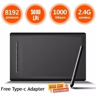 Graphics Drawing Tablet USB For PC & Android Phones Tablet OSU Tab With Free Battery Pen Untuk Menggambar