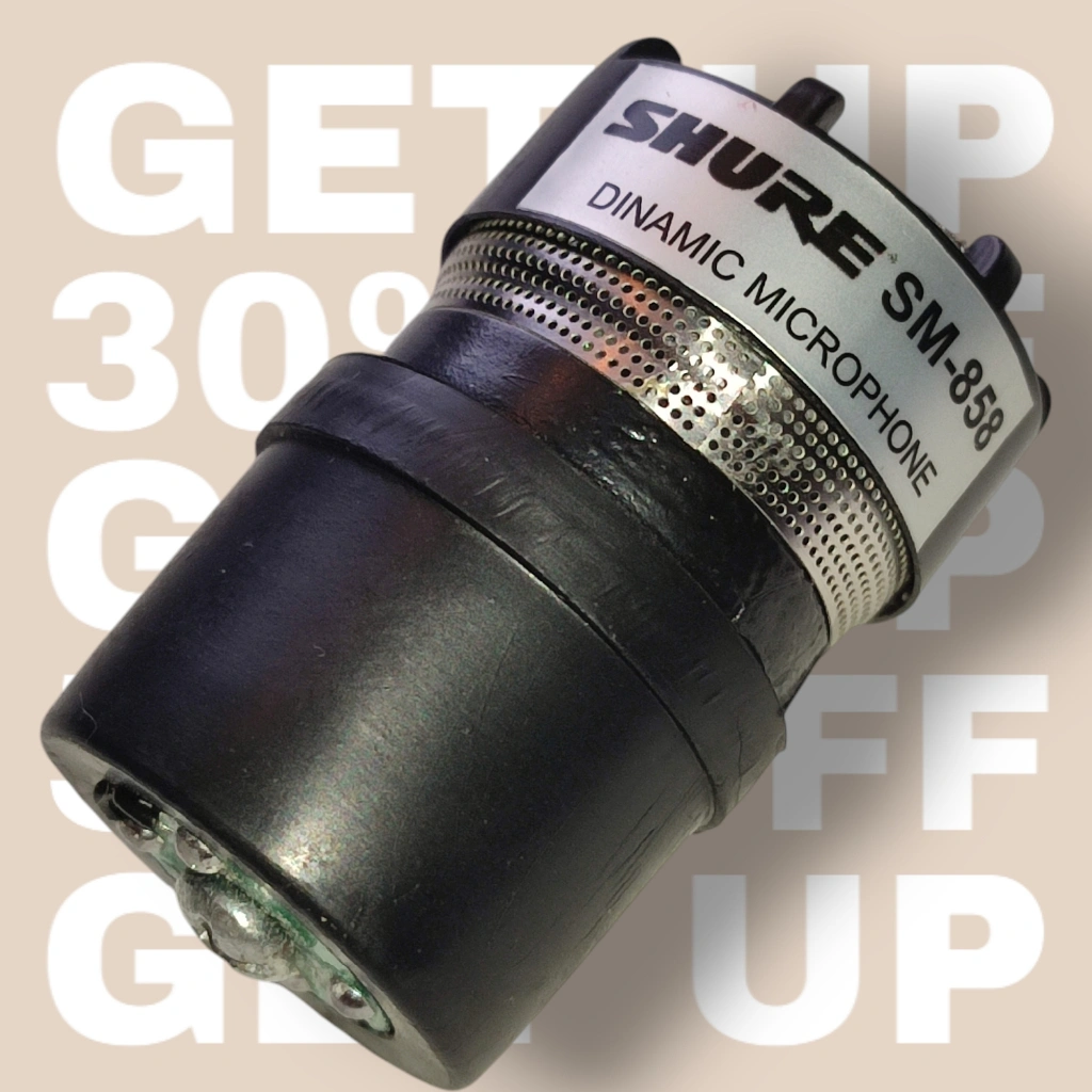 SPOOL SHRE SM 858 SM 58 A SM 58 S DYNAMIC MICROPHONE REPLACEMENT CARTRIDGE FOR WIRED OR WIRELESS MICROPHONE CAPSULE SUPERCARDIOID MIC SPARE PART