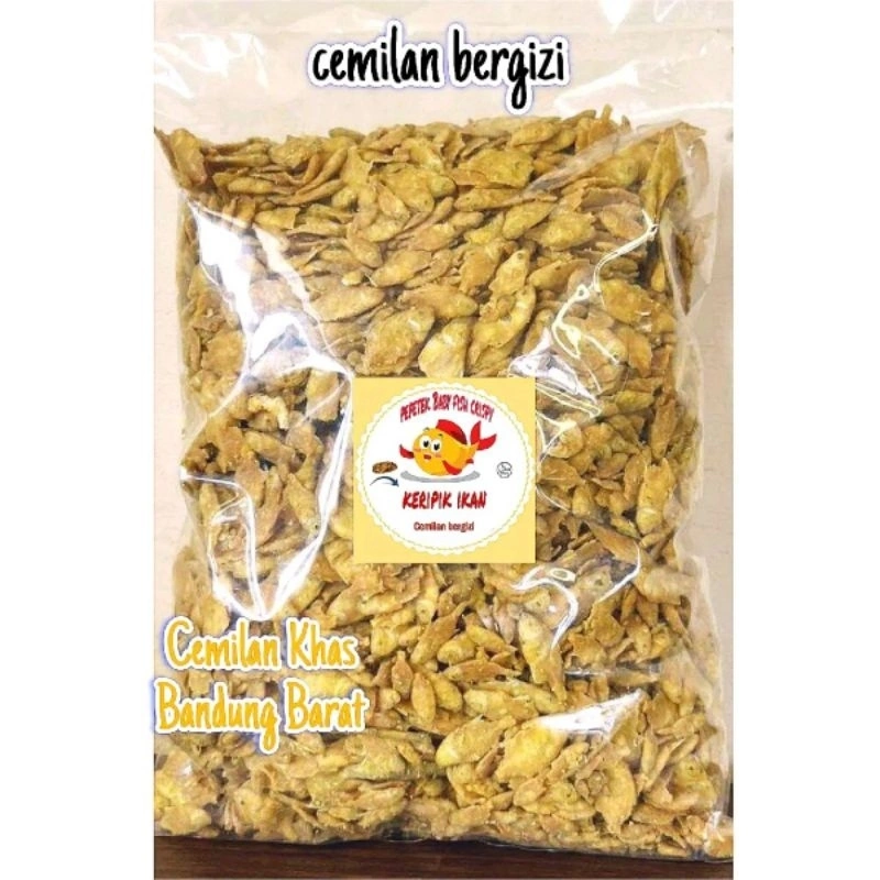 KERIPIK IKAN WADER CRISPY /BABY FISH/IKAN CRISPY 300gr