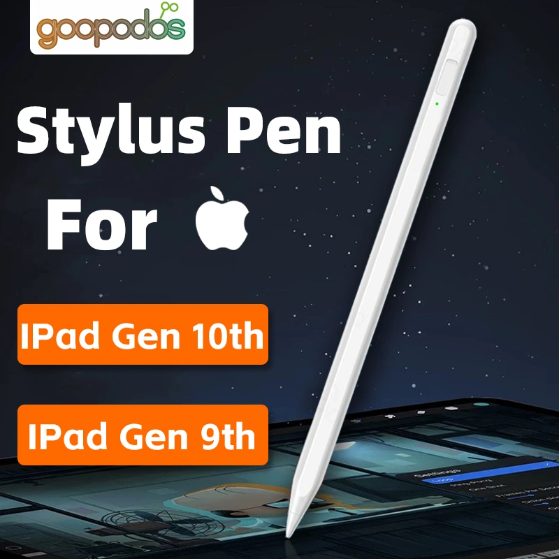 Stylus Pen For iPad Gen 9/10 th iPad pen Stylus Pencil with Palm Rejection,with Onekey return key Auto shutdown wake up,Active Stylus Pen For iPad mini 5/6Air 4/5/6 Pro11/13/12.9 iPad 2018-2024