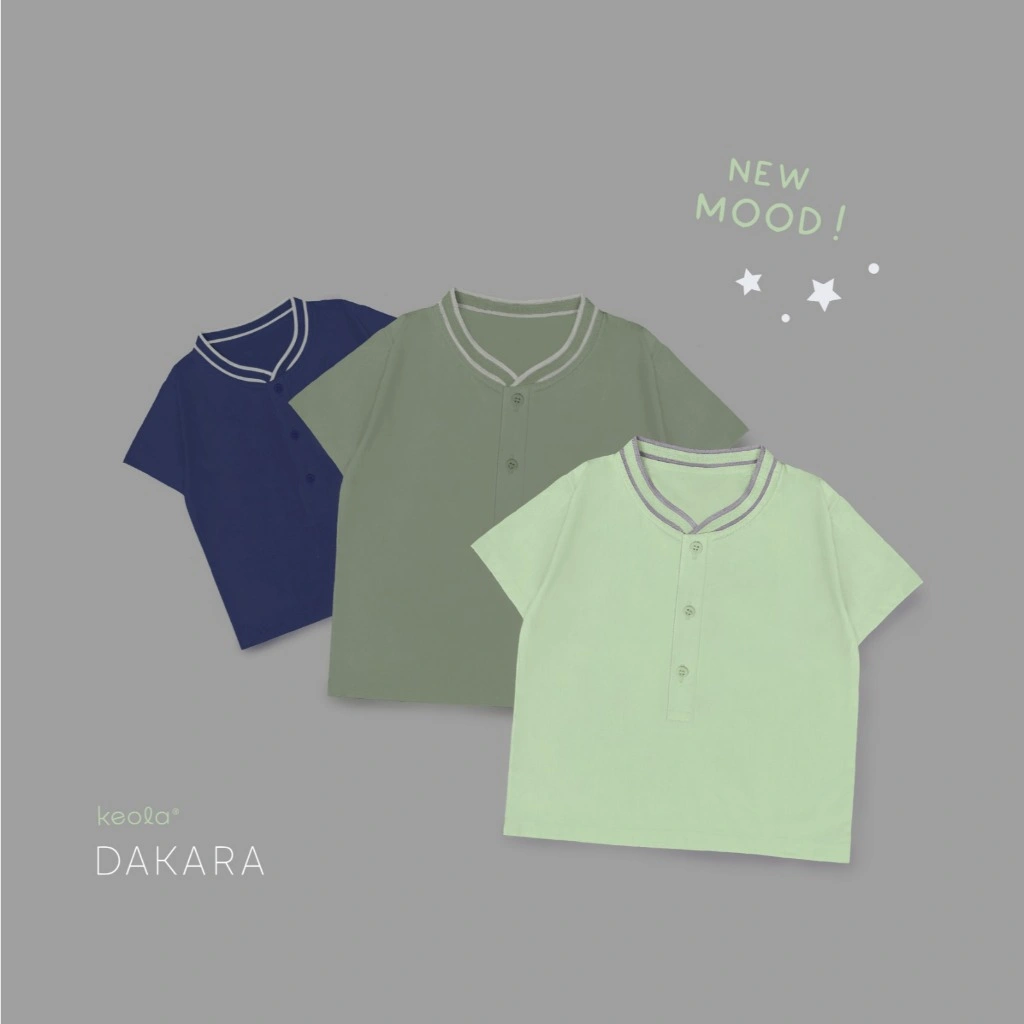 KEOLA -  Koko Dakara Shirt Series (Kemeja Koko Anak) Usia 1 – 6 Tahun / Premium Cotton Koko Tee Kekinian terbaru