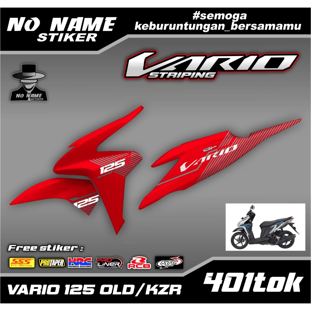 Stiker Striping Vario 125 & 150 Variasi Lis Semifull Vario 125 / 150 (401tok) -New 2018 2019 2020