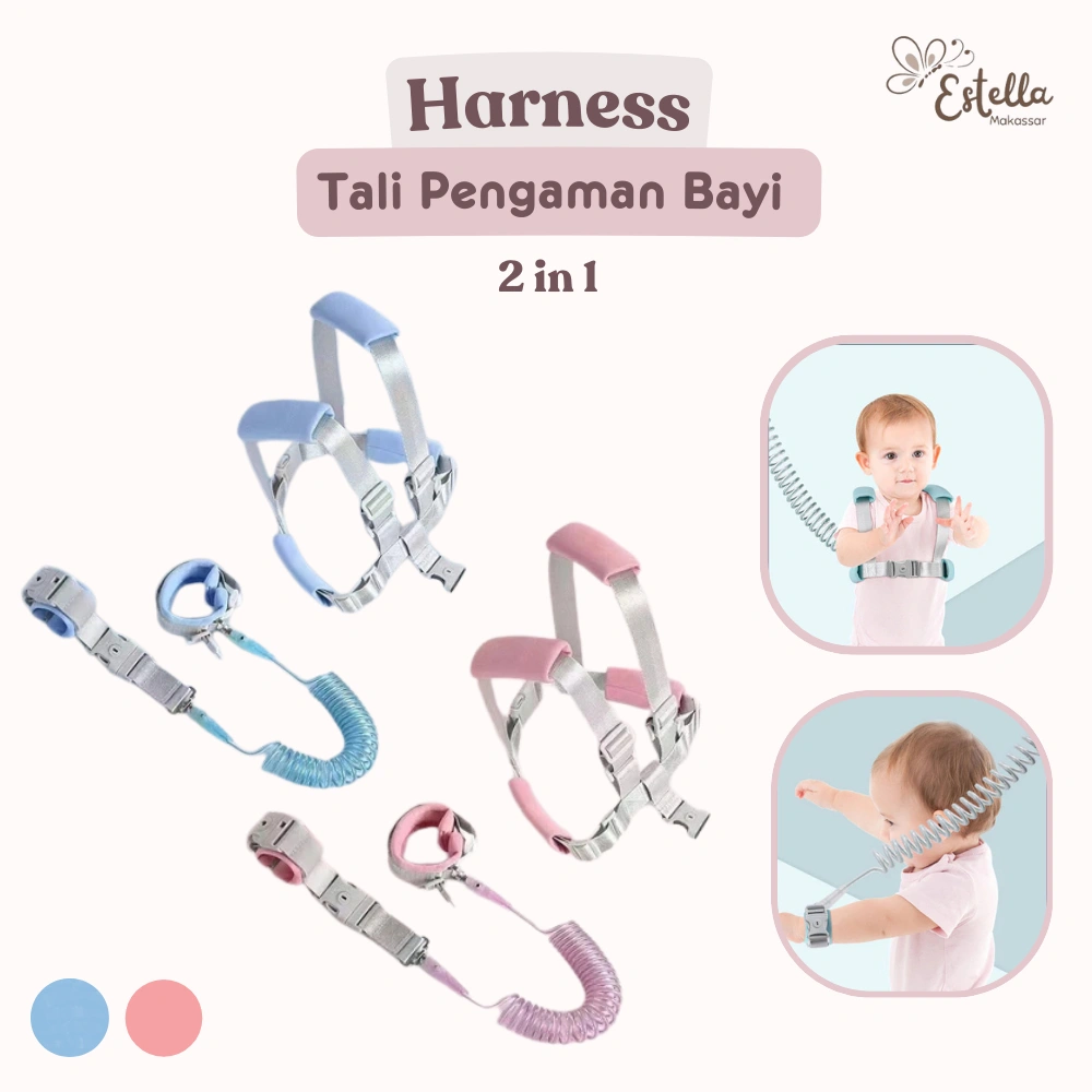 Harness Gelang Tali Pengaman Anak 2 IN 1 Child Safety baby anti lost Tali Pengaman Tangan Anak Anti Hilang Harness Balita Tali badan