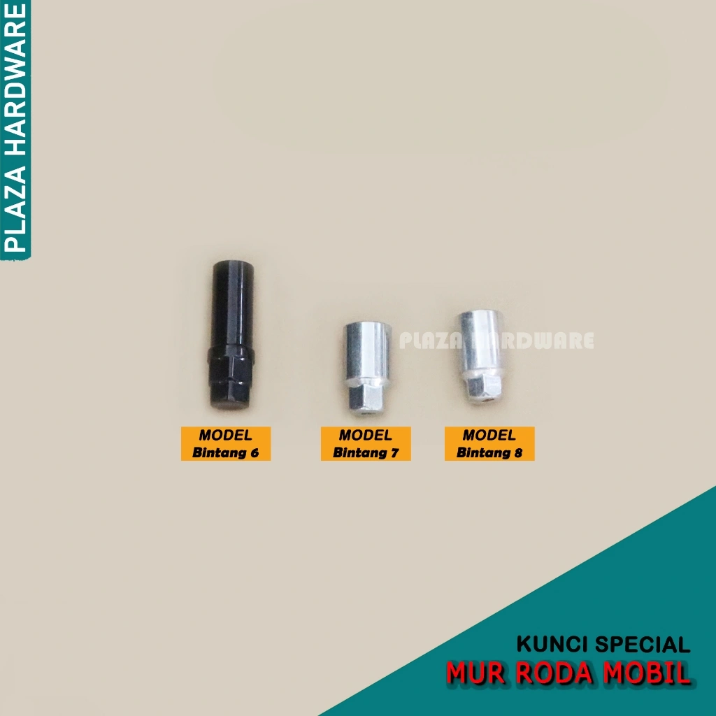 Adaptor Shock Mur Baut Roda Racing Mobil Rays Lugnut Mata Bintang