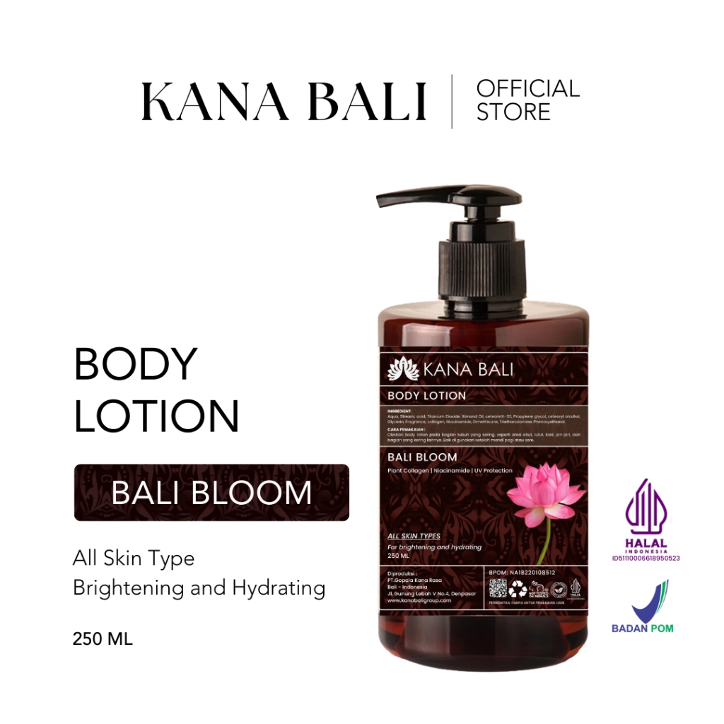 Kana Bali Brightening Body Lotion Bali Bloom