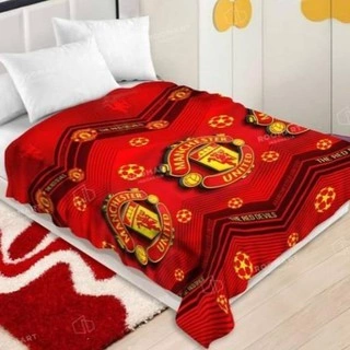 Selimut Bulu Halus Anak Dewasa Laki Motif Karakter Bola Tebal Premium Murah Berkualitas 140 x 200