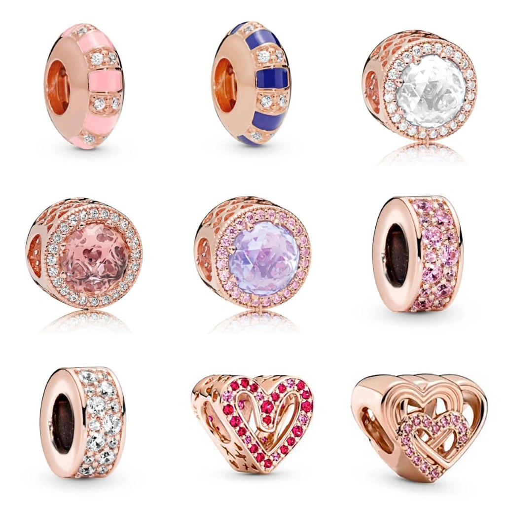 CH02 - Charms Rose Gold Edition Model Terbaru Titanium Steel Model Korea Anti Karat dan Anti Luntur