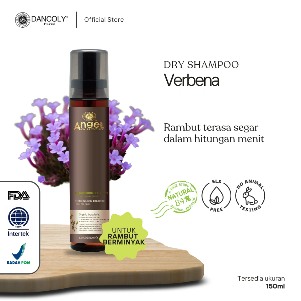 Dancoly Verbena Dry Shampoo 150 ml | Shampoo Kering Verbena 150 ml | Shampoo Kering Berbahan Cair