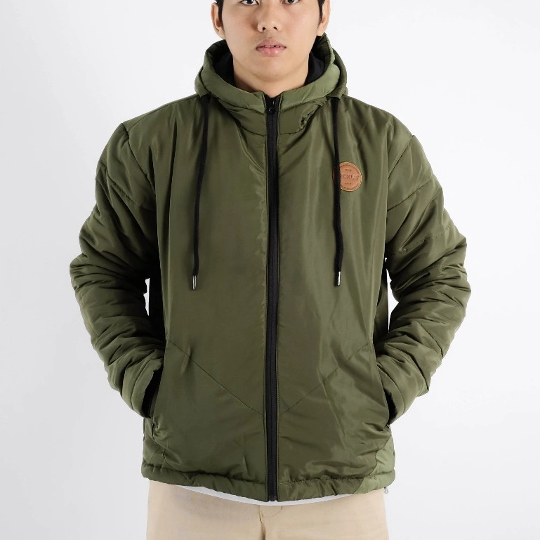 INSANELTD Jacket Pria Rckls Casual Army Bubble Unisex | Waterproof jaket bulu angsa puffer jacket