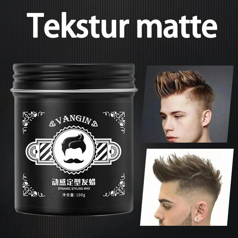 Wax Rambut Pria 100g Gaya yang Tahan Lama untuk Aktivitas Seharian untuk Penampilan yang Menawan