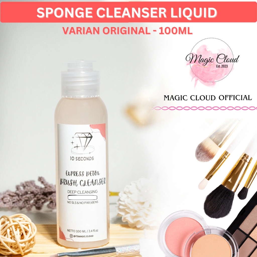 MAGIC CLOUD Brush and Sponge Cleaner Deep Cleansing Kemasan 100ml