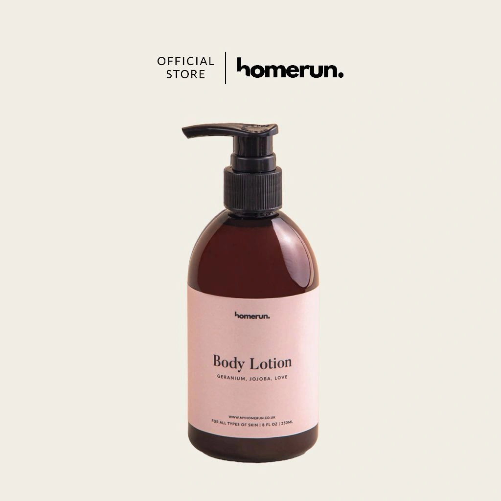 Homerun Natural Moisturizing Body Lotion 250ml Geranium