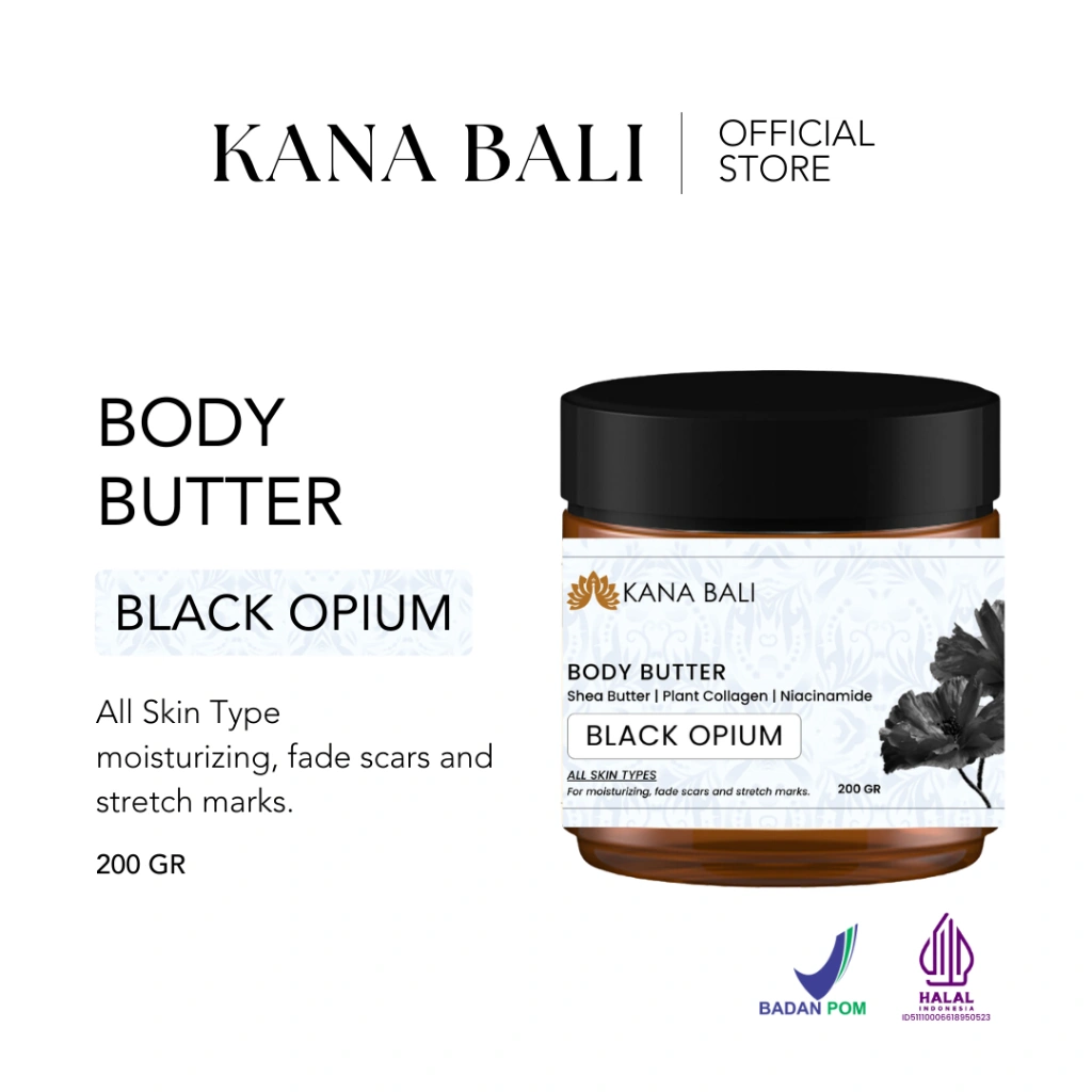 Kana Bali Moisturizing Body Butter Black Opium