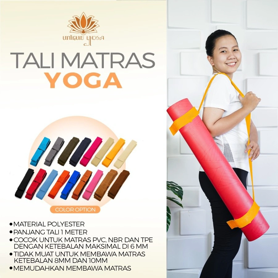 Tali Matras Yoga / Tali Matras /  Strap Matras / Tali Pembawa Matras / Commuter Yoga / Strap Mat