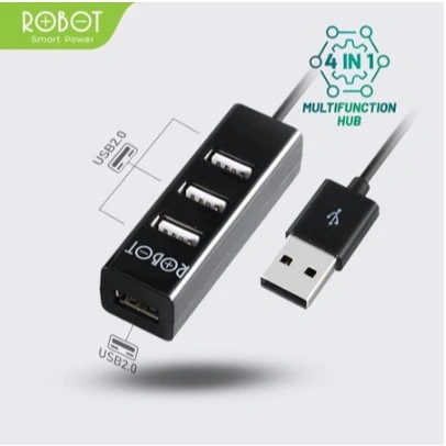 JX Four Ports USB HUB Docking Station Data Adapter