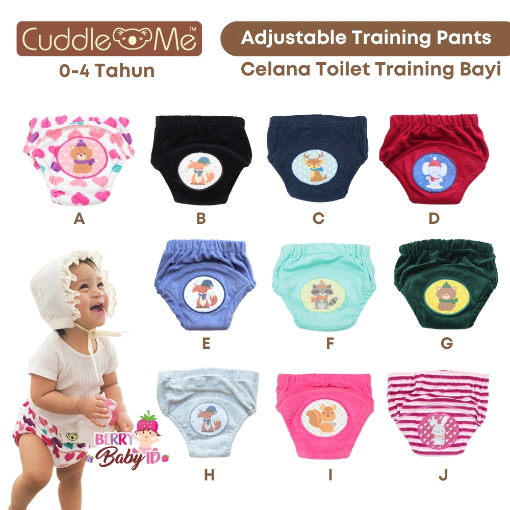 Cuddle Me Adjustable Training Pants Celana Potty Baby Toilet Training ATP Bayi CME008 Berry Mart