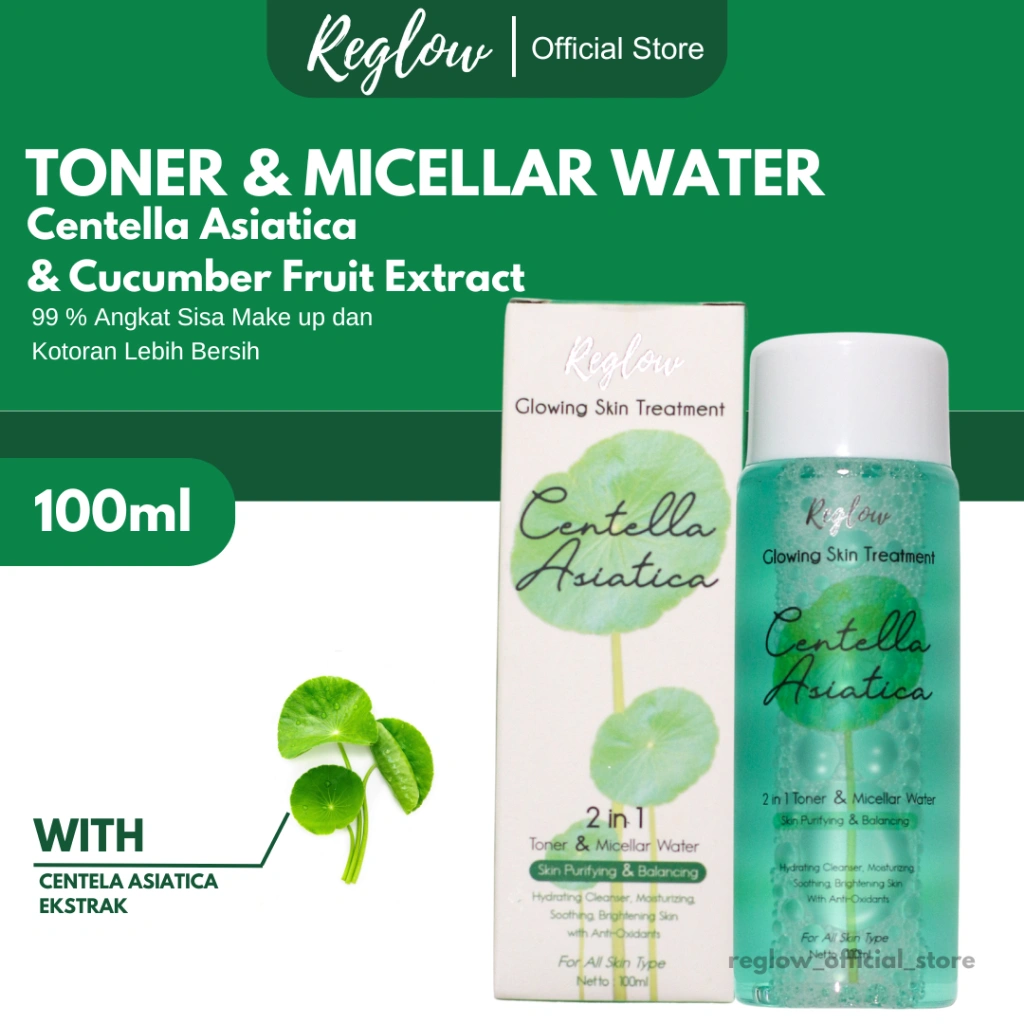 PAY DAY SALE Reglow 2in1 Toner & Micellar Water Skin Purifying & Balancing 100 ml