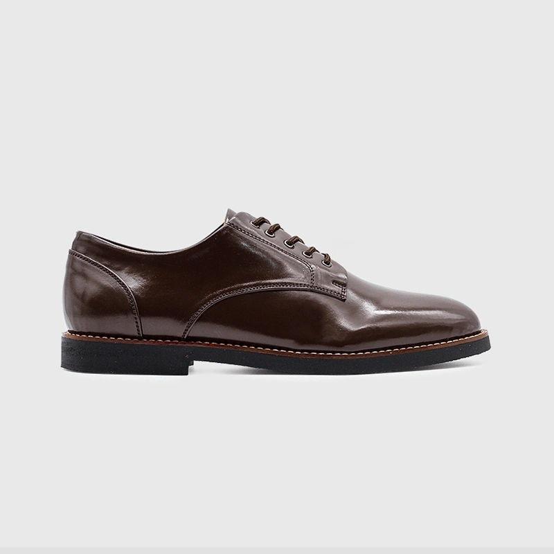 Lvnatica Legion Brown 39-44 Sepatu Pantofel Pria Casual Vintage Derby Kerja Formal Kantor Kondangan