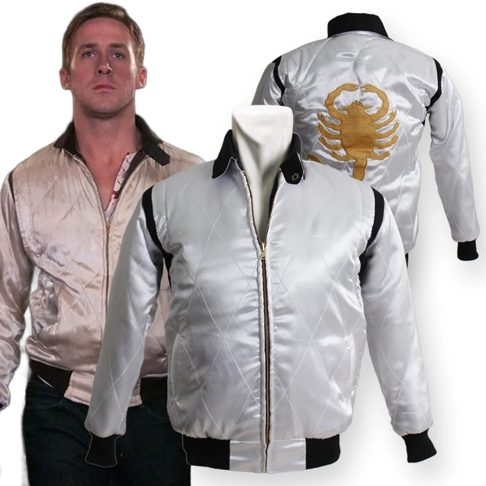 Ryan Gosling Drive Scorpion Bomber Jacket