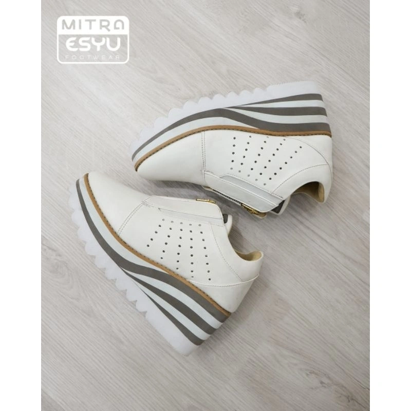 ESYUFOOTWEAR - NEVA White  - Sepatu wedges