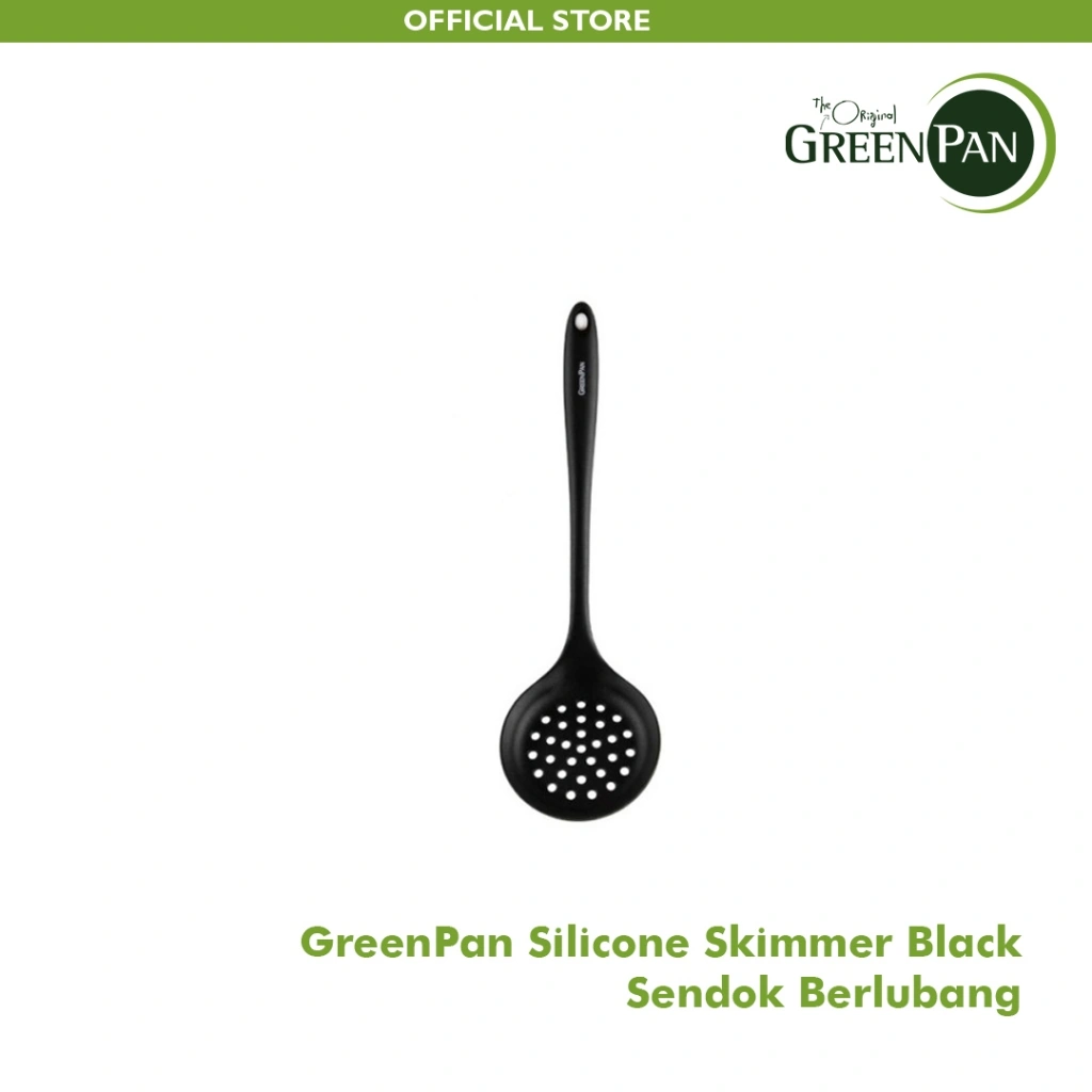 GreenPan Silicone Skimmer Black Sutil BPA-Free