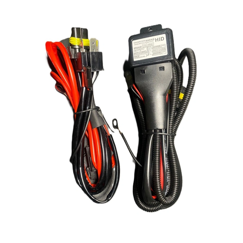 Kabel Relay Lampu HID Projector Biled Projie LED Motor Mobil H4 1 Lampu dan 2 Lampu