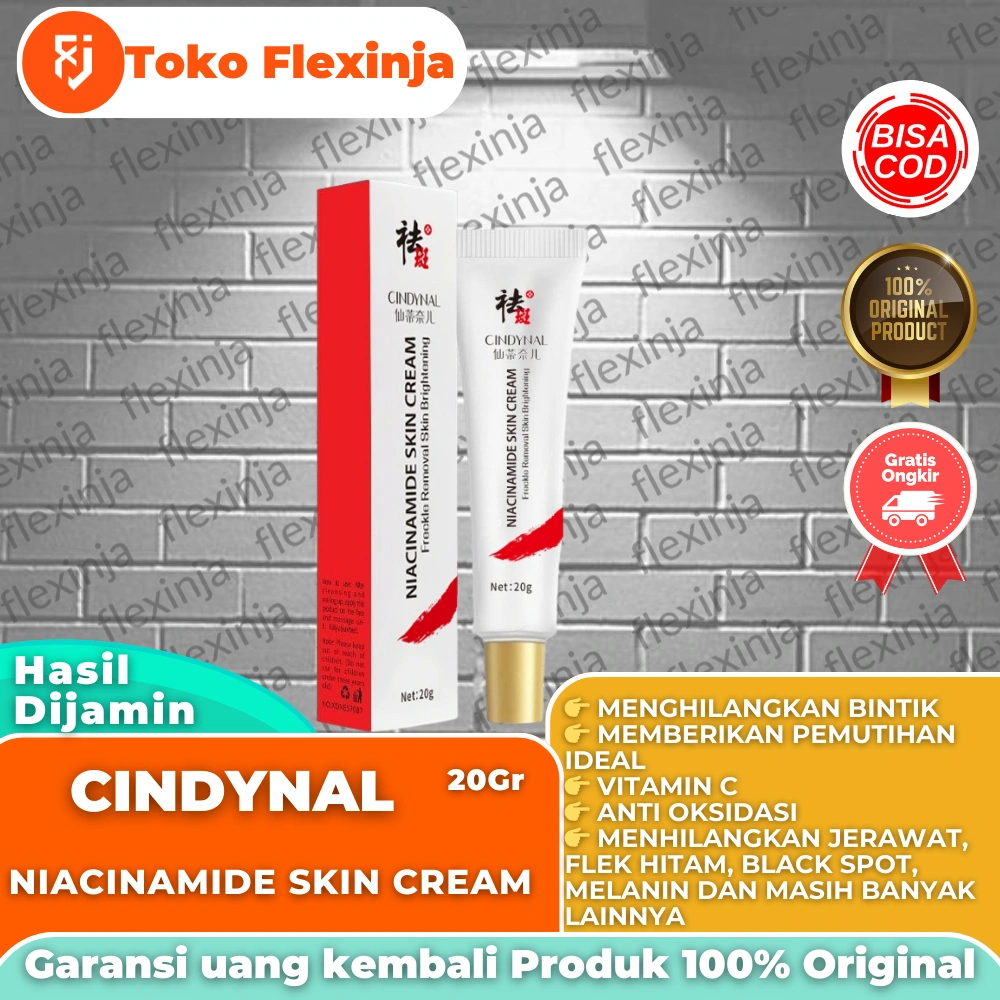 𝗕𝗣𝗢𝗠 CINDYNAL Cream Krim Penghilang Flek Hitam Bintik Noda Hitam Paling Ampuh Whitening Freckle Niacinamide Skin Cream Remove Dark Spots