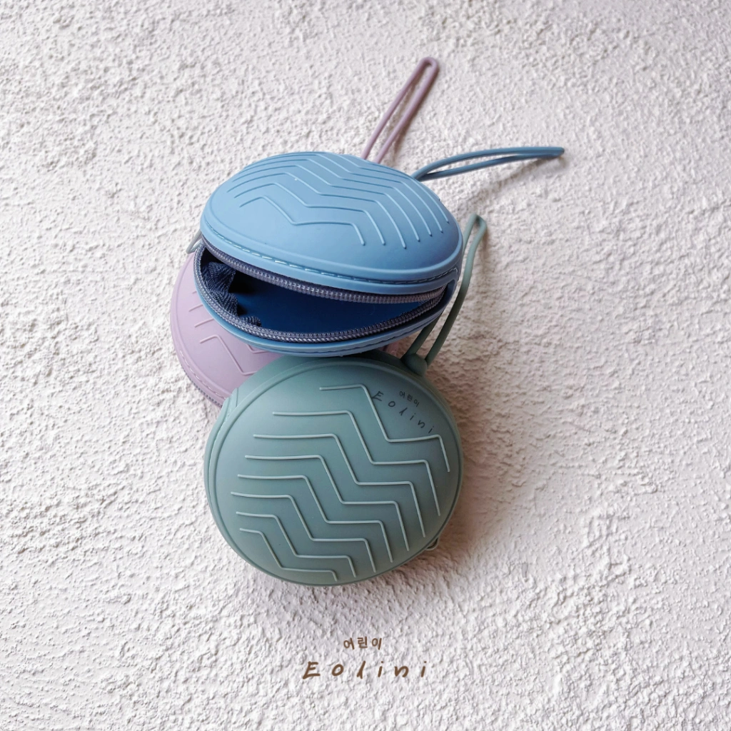 [ Eolini ] Silicone Pacifier Case Zipper Baby / Tempat Empeng Dot Bayi