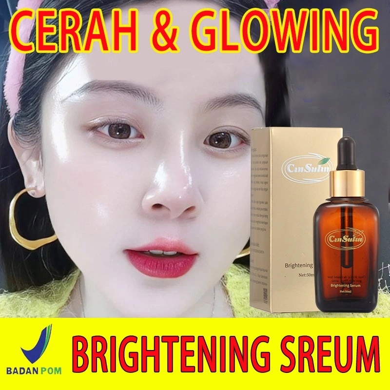 BPOM BRIGHTENING SREUM-Serum Mencerahkan Wajah Serum Flek Hitam Membandel Serum Dark Spot Penghilang flek hitam di wajah Whitening Blemish Wajah glowing dan putih-pore minimizer serum anti penuaan krim pelembab krim pencerah kulit-cream glowing express
